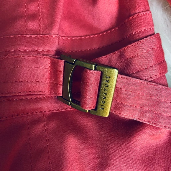 Jones New York Signature Sz M Orange Women’s Utility Jacket with Stretch - Picture 8 of 11